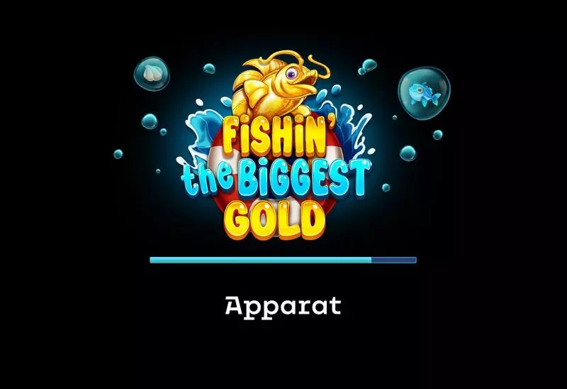 Introduction Screen - Fishing the Biggest Gold  Slots Game