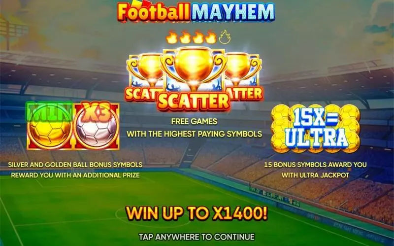 Info and Rules - Football Mayhem Endorphina Slots Game