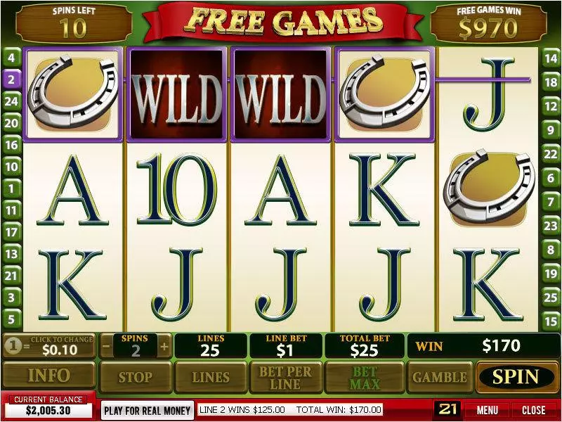 Bonus 2 - Frankie Dettori's Magic Seven PlayTech Slots Game