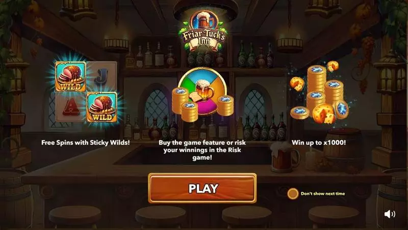 Info and Rules - Friar Tuck's Inn Mascot Gaming Slots Game
