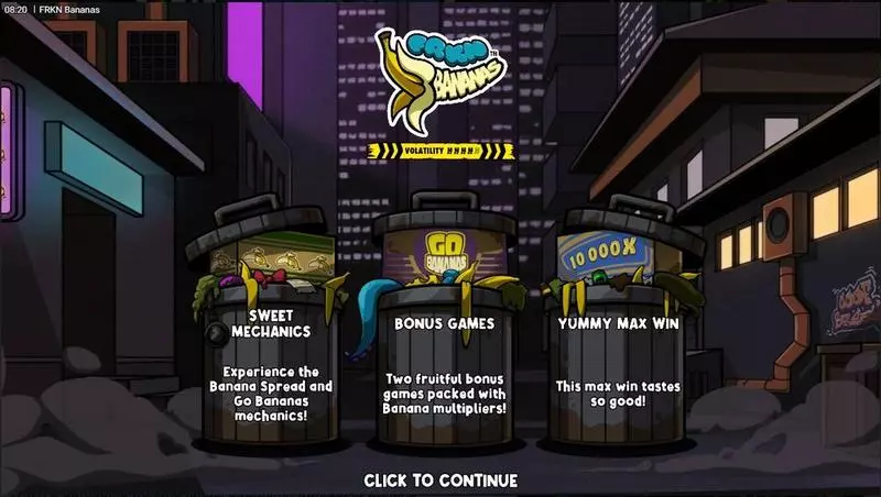 Info and Rules - FRKN Bananas Hacksaw Gaming Slots Game