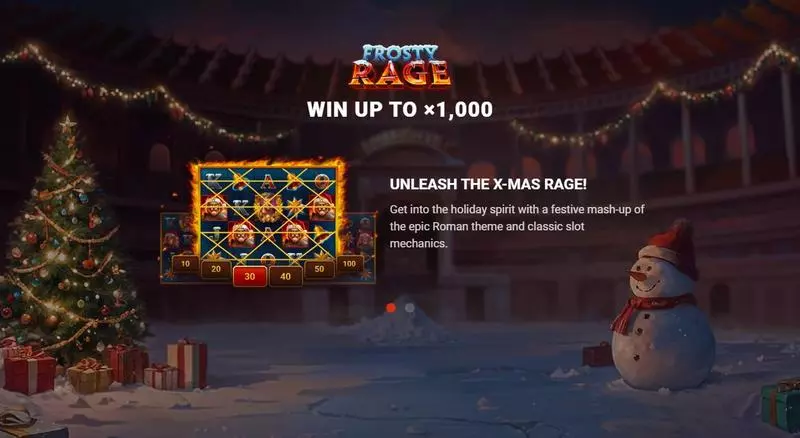 Info and Rules - Frosty Rage TrueLab Games Slots Game