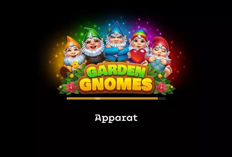 Introduction Screen - Garden Gnomes Apparat Gaming Slots Game