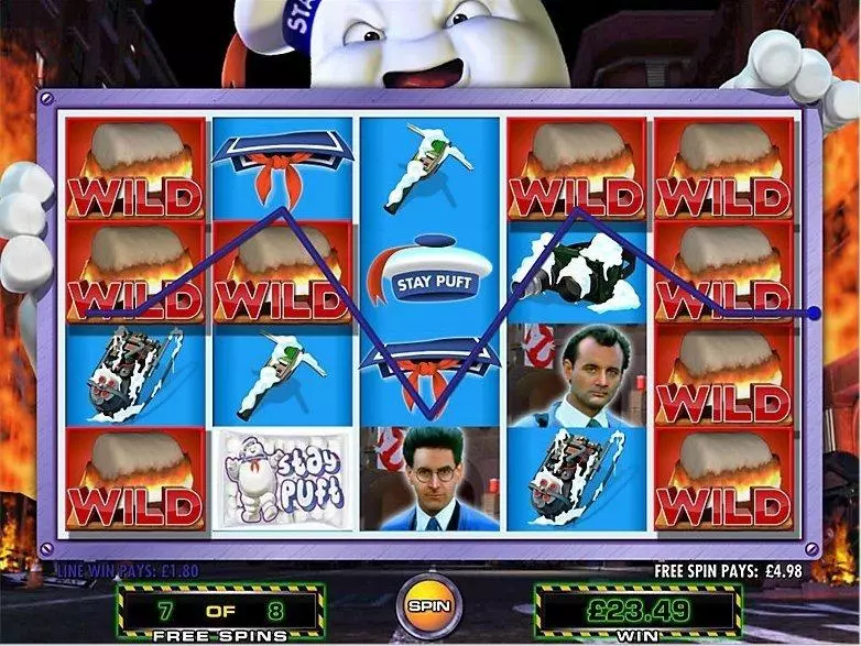 Introduction Screen - Ghostbusters IGT Slots Game