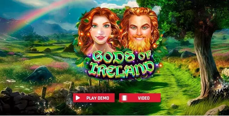 Introduction Screen - Gods of Ireland Red Rake Gaming Slots Game