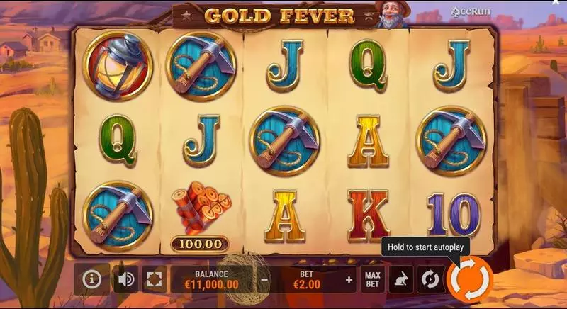 Main Screen Reels - Gold Fever  AceRun Slots Game