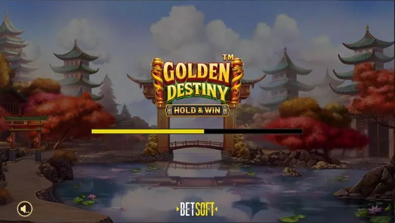 Introduction Screen - Golden Destiny BetSoft Slots Game