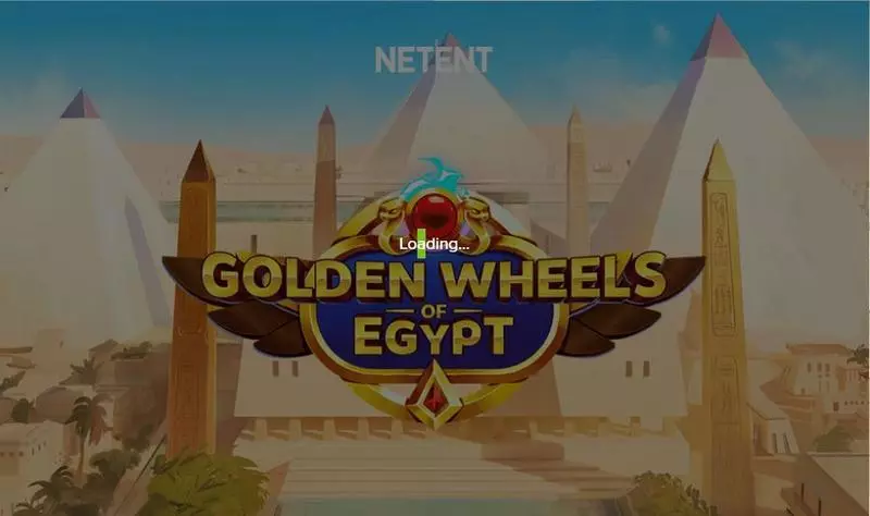 Introduction Screen - Golden Wheels of Egypt NetEnt Slots Game