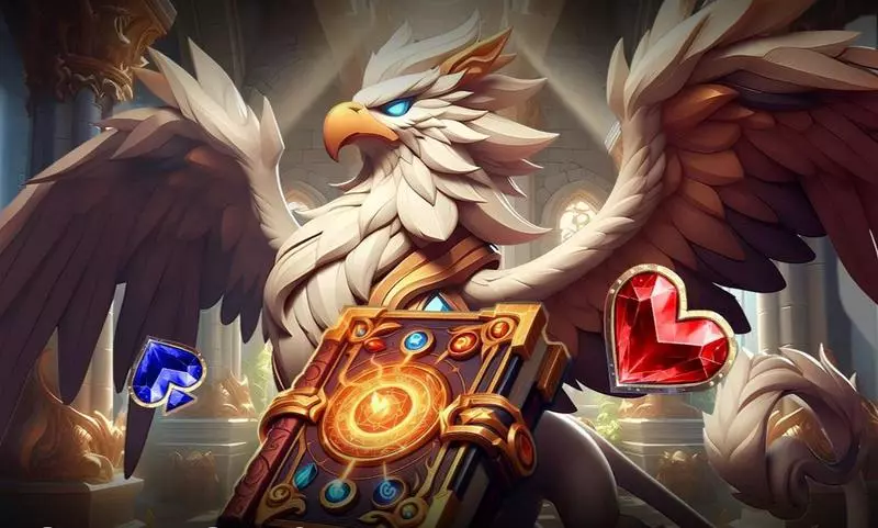 Introduction Screen - Gryphon`s Castle Deluxe Mascot Gaming Slots Game