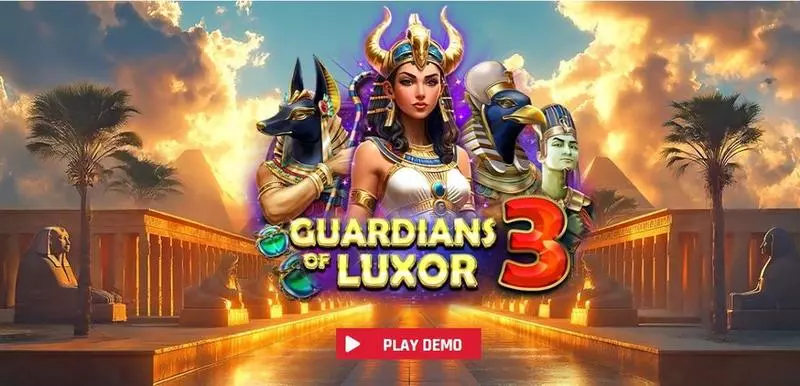 Introduction Screen - Guardians of Luxor 3 Red Rake Gaming Slots Game