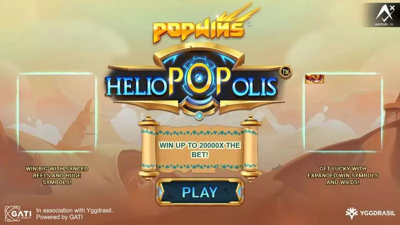 Info and Rules - HelioPOPolis AvatarUX Slots Game