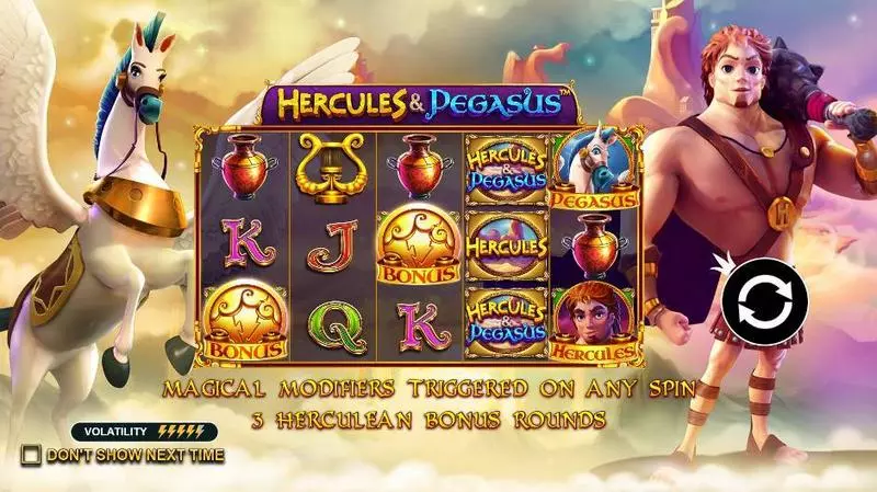 Info and Rules - Hercules and Pegasus Pragmatic Play Slots Game