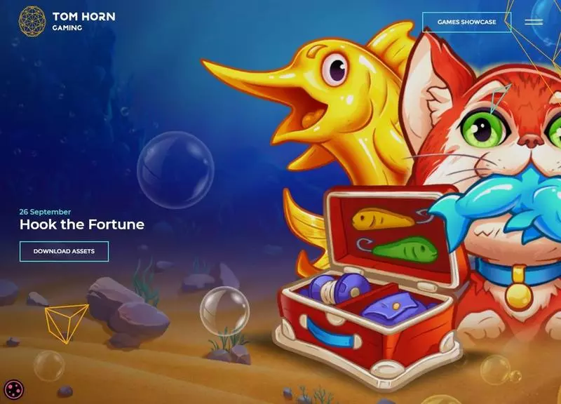 Introduction Screen - Hook The Fortune Tom Horn Gaming Slots Game