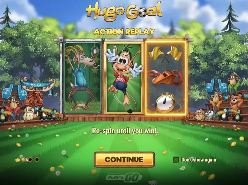 Bonus 1 - Hugo Goal Play'n GO Slots Game