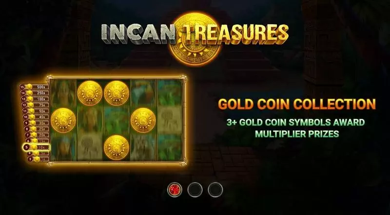 Introduction Screen - Incan Treasures Wizard Games Slots Game