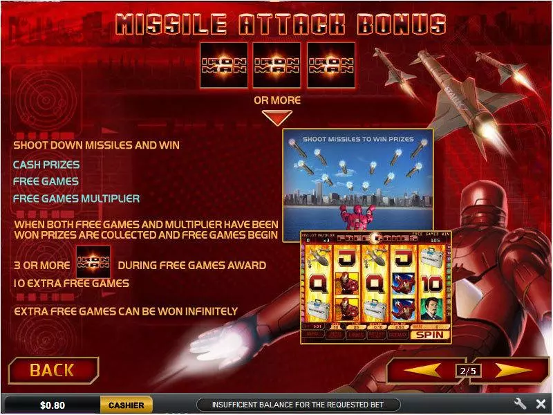 Bonus 1 - Iron Man PlayTech Slots Game