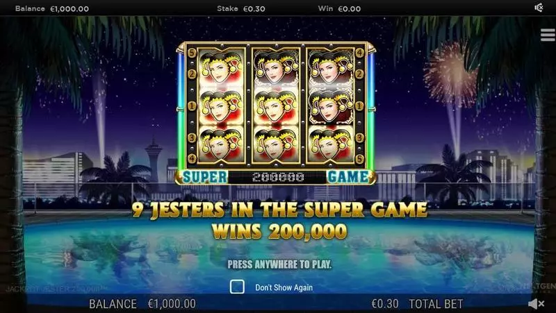 Info and Rules - Jackpot Jester 200000  NextGen Gaming Slots Game