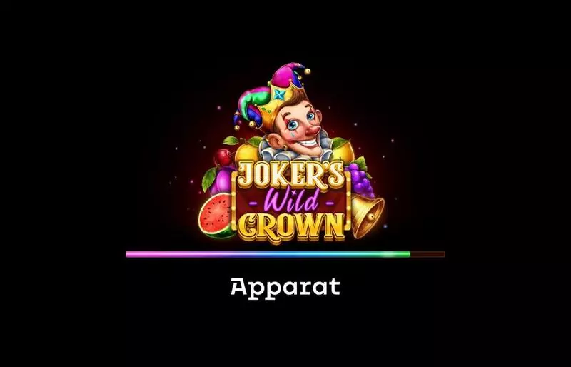 Introduction Screen - Joker's Wild Crown Apparat Gaming Slots Game