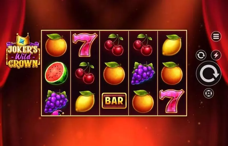 Main Screen Reels - Joker's Wild Crown Apparat Gaming Slots Game