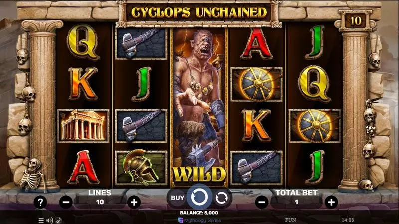Main Screen Reels - Joker’s Wild Ride – Halloween Spinomenal Slots Game
