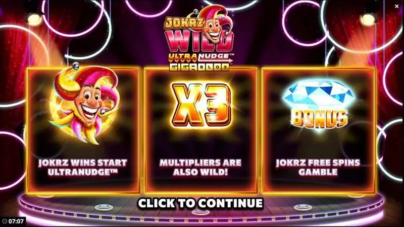 Bonus 1 - Jokrz Wild UltraNudge Bang Bang Games Slots Game