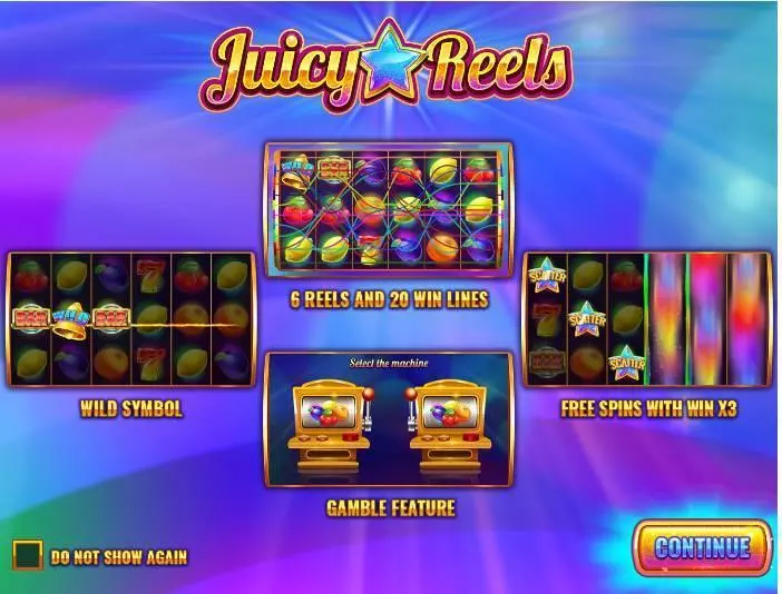 Info and Rules - Juicy Reels Wazdan Slots Game