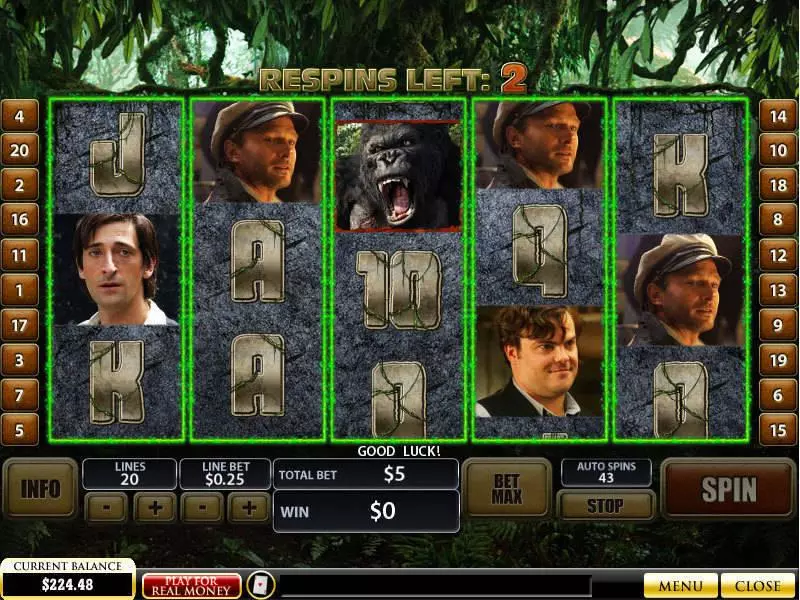 Bonus 2 - King Kong PlayTech Slots Game
