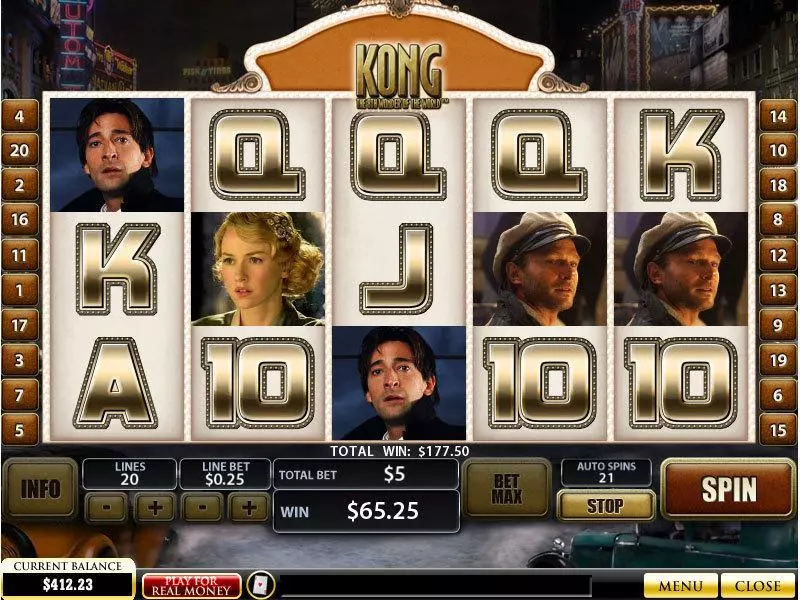 Bonus 4 - King Kong PlayTech Slots Game