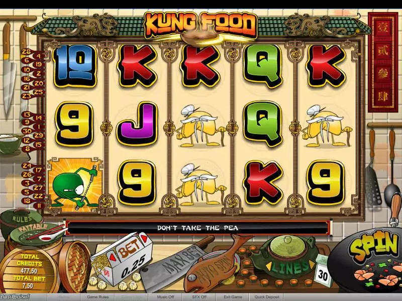 Main Screen Reels - Kung Food bwin.party Slots Game