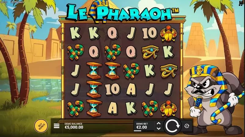 Main Screen Reels - Le Pharaoh Hacksaw Gaming Slots Game