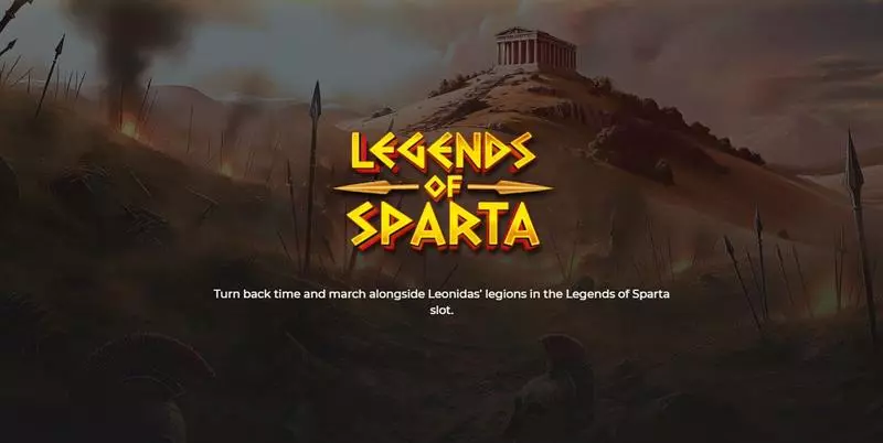 Logo - Legends of Sparta  Slots Game