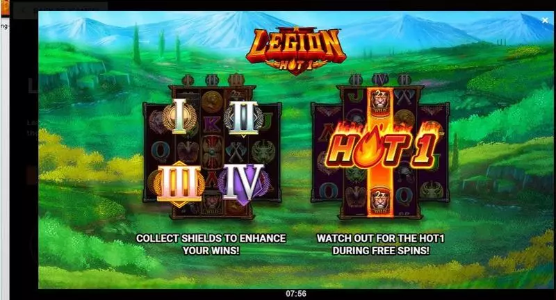 Info and Rules - Legion Hot 1 ReelPlay Slots Game