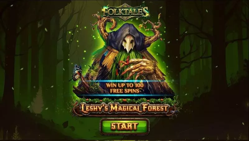Introduction Screen - Leshy’s Magical Forest Spinomenal Slots Game