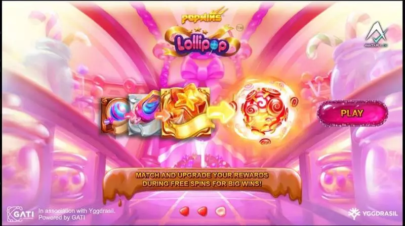 Info and Rules - Lollipop AvatarUX Slots Game