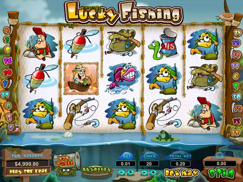 Main Screen Reels - Lucky Fishing Topgame Slots Game