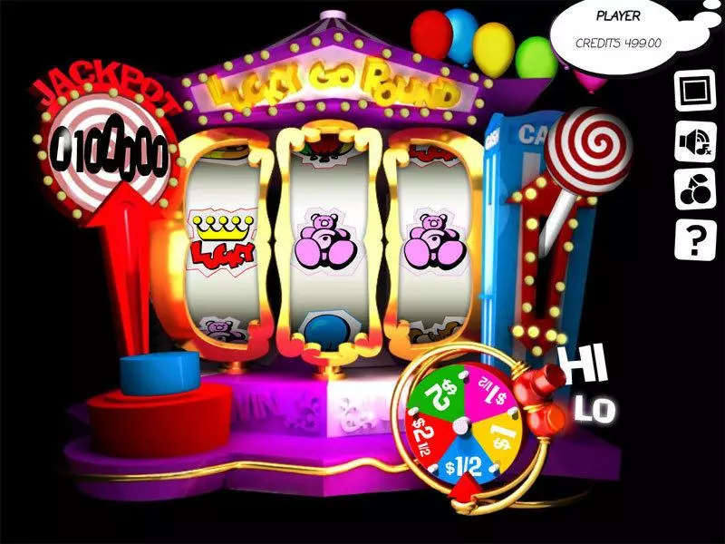 Main Screen Reels - Lucky Go Round Slotland Software Slots Game