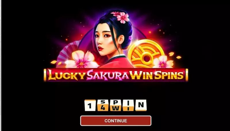 Introduction Screen - LUCKY SAKURA WIN SPINS 1Spin4Win Slots Game