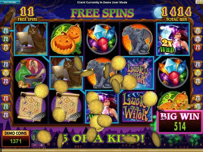 Bonus 1 - Lucky Witch Microgaming Slots Game