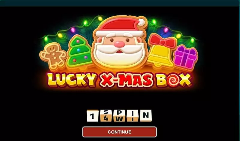 Introduction Screen - Lucky Xmas Box 1Spin4Win Slots Game