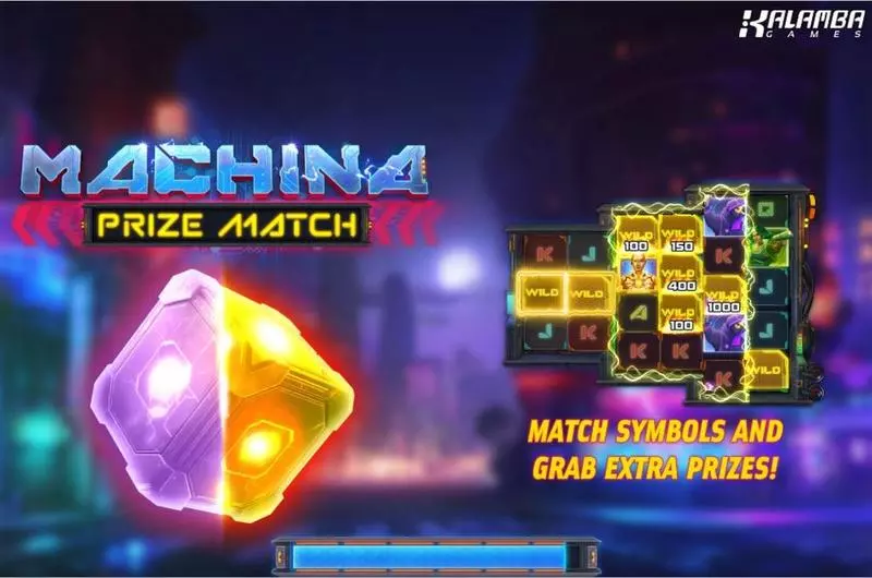 Introduction Screen - Machina PrizeMatch Kalamba Games Slots Game