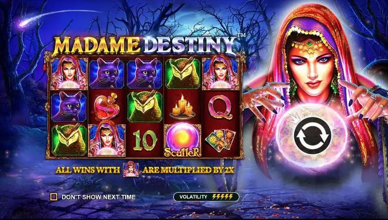 Info and Rules - Madame Destiny Pragmatic Play Slots Game