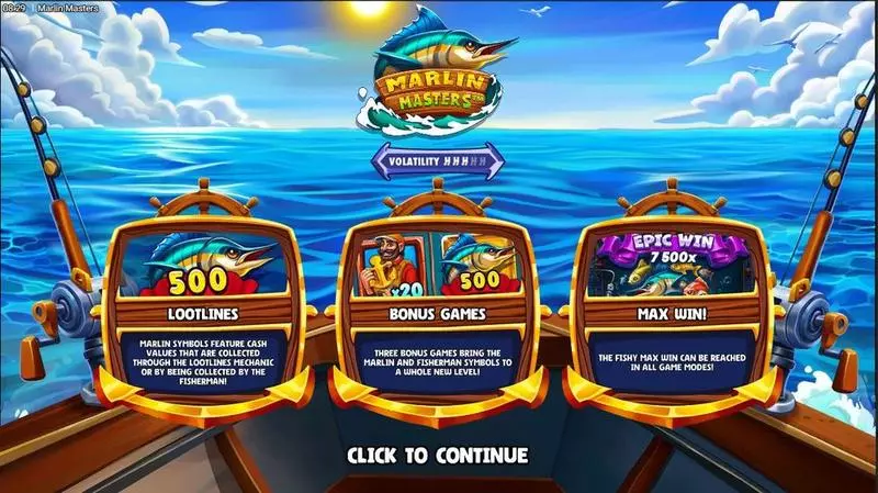 Info and Rules - Marlin Masters Hacksaw Gaming Slots Game
