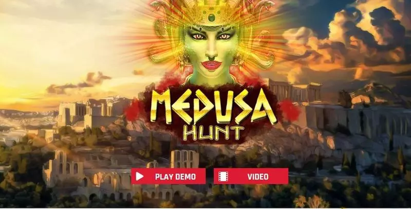 Introduction Screen - Medusa Hunt Red Rake Gaming Slots Game