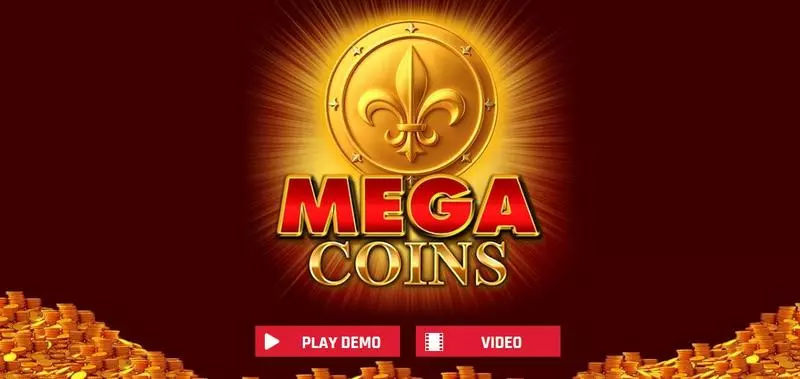 Introduction Screen - Mega Coins Red Rake Gaming Slots Game
