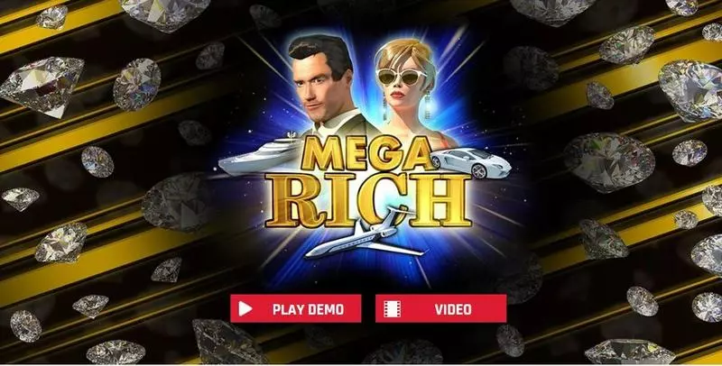 Introduction Screen - Mega Rich Red Rake Gaming Slots Game
