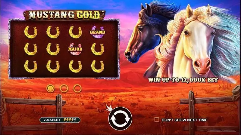 Info and Rules - Mustang Gold Pragmatic Play Slots Game