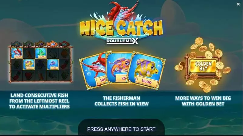 Info and Rules - Nice Catch DoubleMax Yggdrasil Slots Game
