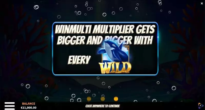 Paytable - Orca's Wild Bonanza ReelPlay Slots Game
