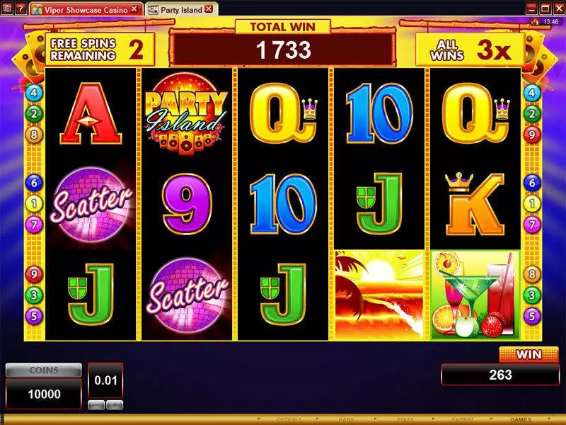 Bonus 1 - Party Island Microgaming Slots Game