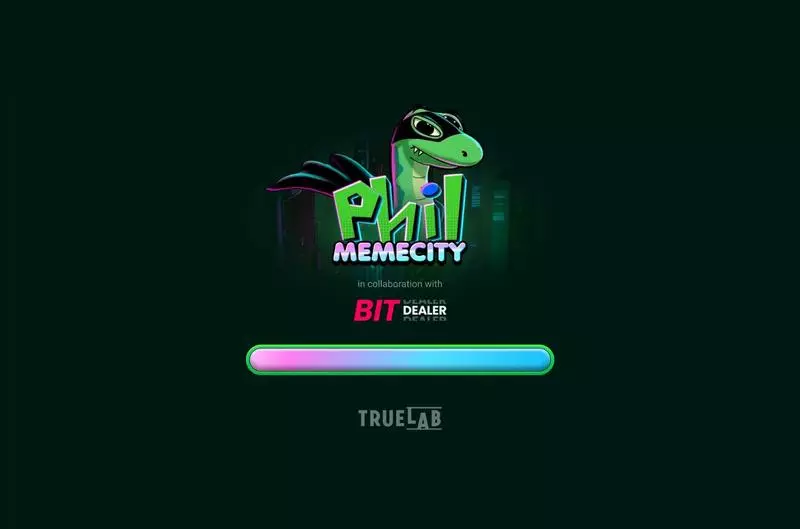 Introduction Screen - Phil Memecity TrueLab Games Slots Game